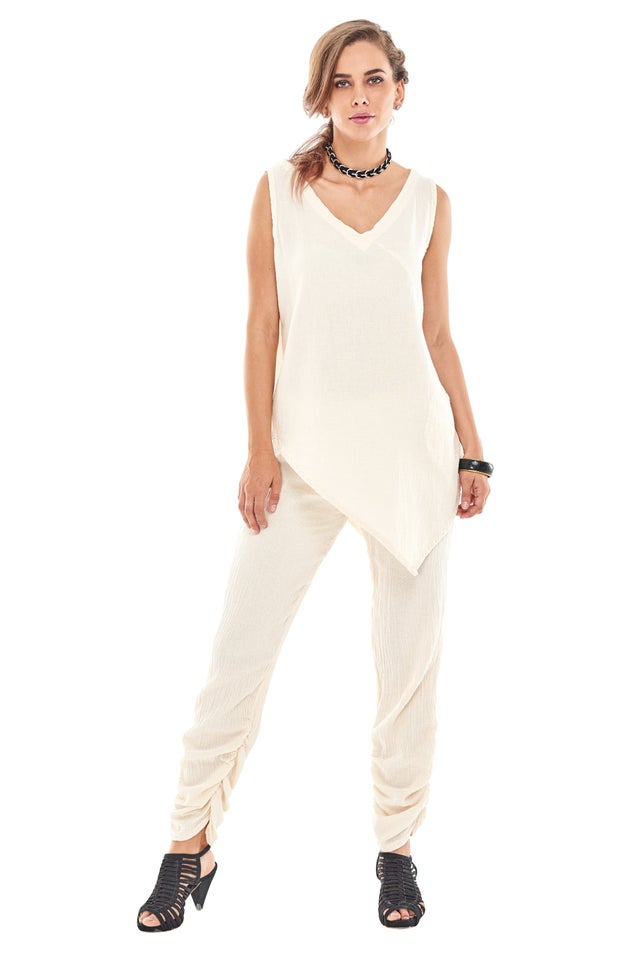 ◆ojos◆ Mesh Parting Nylon Pants Ivory 24HS-PT01-IV Alice Pant | Marciano